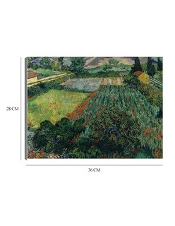 Foto 6 | Cuadro Decorativo - Campo De Amapolas (1889)- Vincent Van Gogh - Religión - 28x36 - Impresión En Lienzo - Fine Art Tj