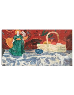 Foto 1 | Cuadro Decorativo - Naturaleza Morte À La Poupée- Henri Lebasque - Abstracto - 54x102 - Impresión En Lienzo - Fine A