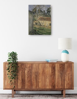 Foto 2 | Cuadro Decorativo - Patio- Paul Cézanne - Paisaje - 46x61 - Impresión En Lienzo - Fine Art Tj