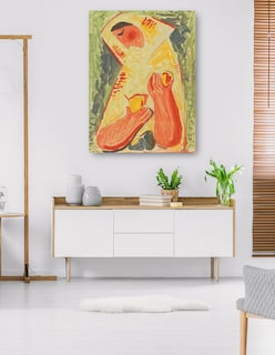 Foto 5 | Cuadro Decorativo - Mujer Con Frutas (1937-1938)- Mikuláš Galanda - Abstracto - 77x102 - Impresión En Lienzo - Fine
