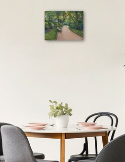 Foto 2 | Cuadro Decorativo - El Parque Monceau (1877)- Gustave Caillebotte - Religión - 28x36 - Impresión En Lienzo - Fine Art