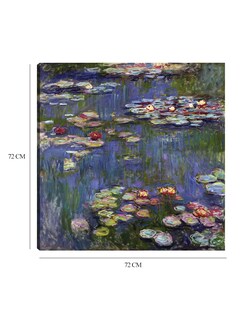 Foto 6 | Cuadro Decorativo - Lirios De Agua 1916- Claude Monet - Paisaje - 72x72 - Impresión En Lienzo - Fine Art Tj