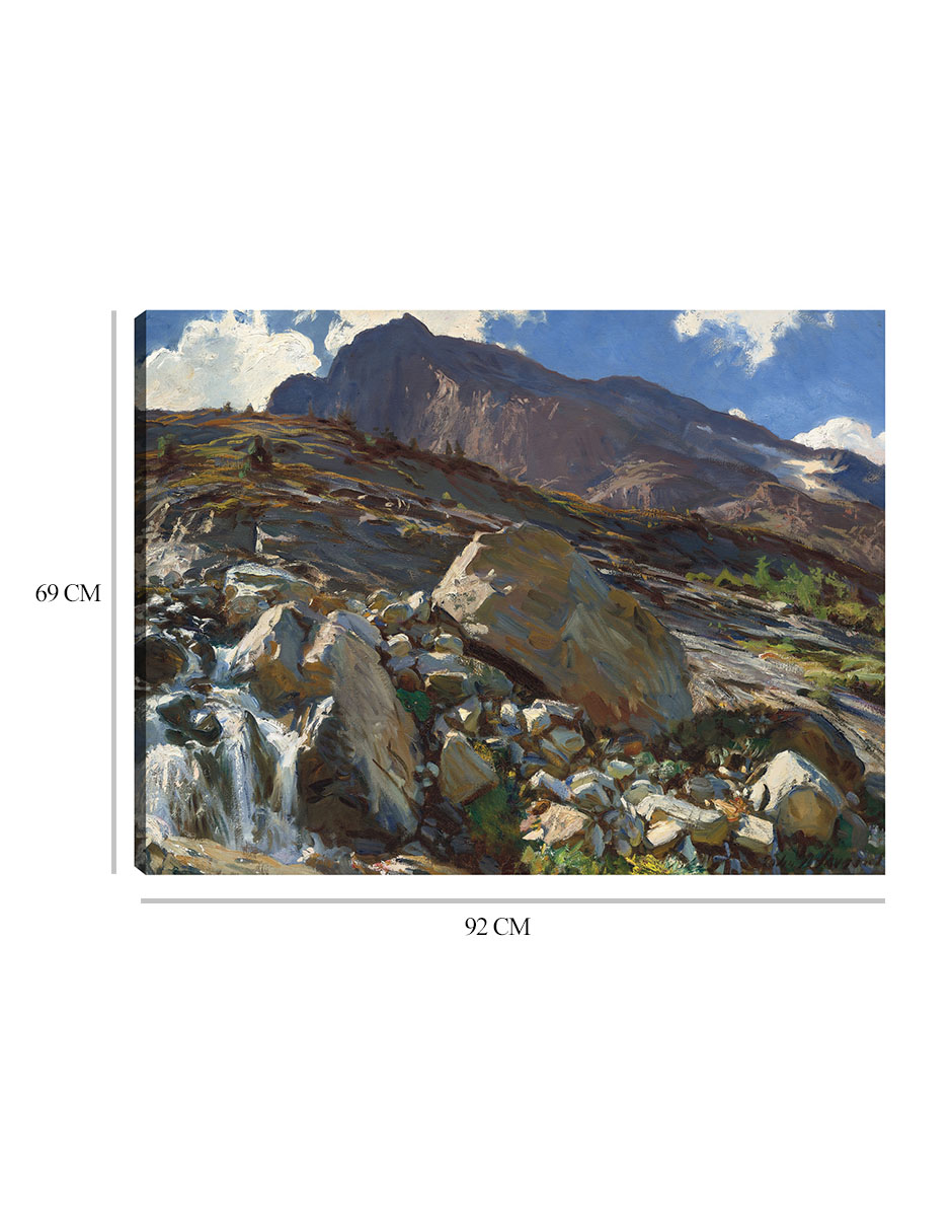 Foto 6 | Cuadro Decorativo - Paso Del Simplón (1911)- John Singer Sargent - Paisaje - 69x92 - Impresión En Lienzo - Fine Art Tj