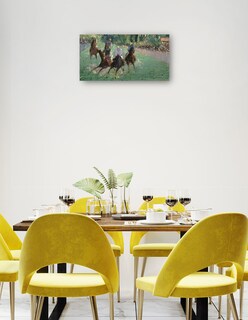 Foto 3 | Cuadro Decorativo - En Las Carreras (c. 1875)- Edouard Manet - Fotografía - 54x102 - Impresión En Lienzo - Fine Art Tj