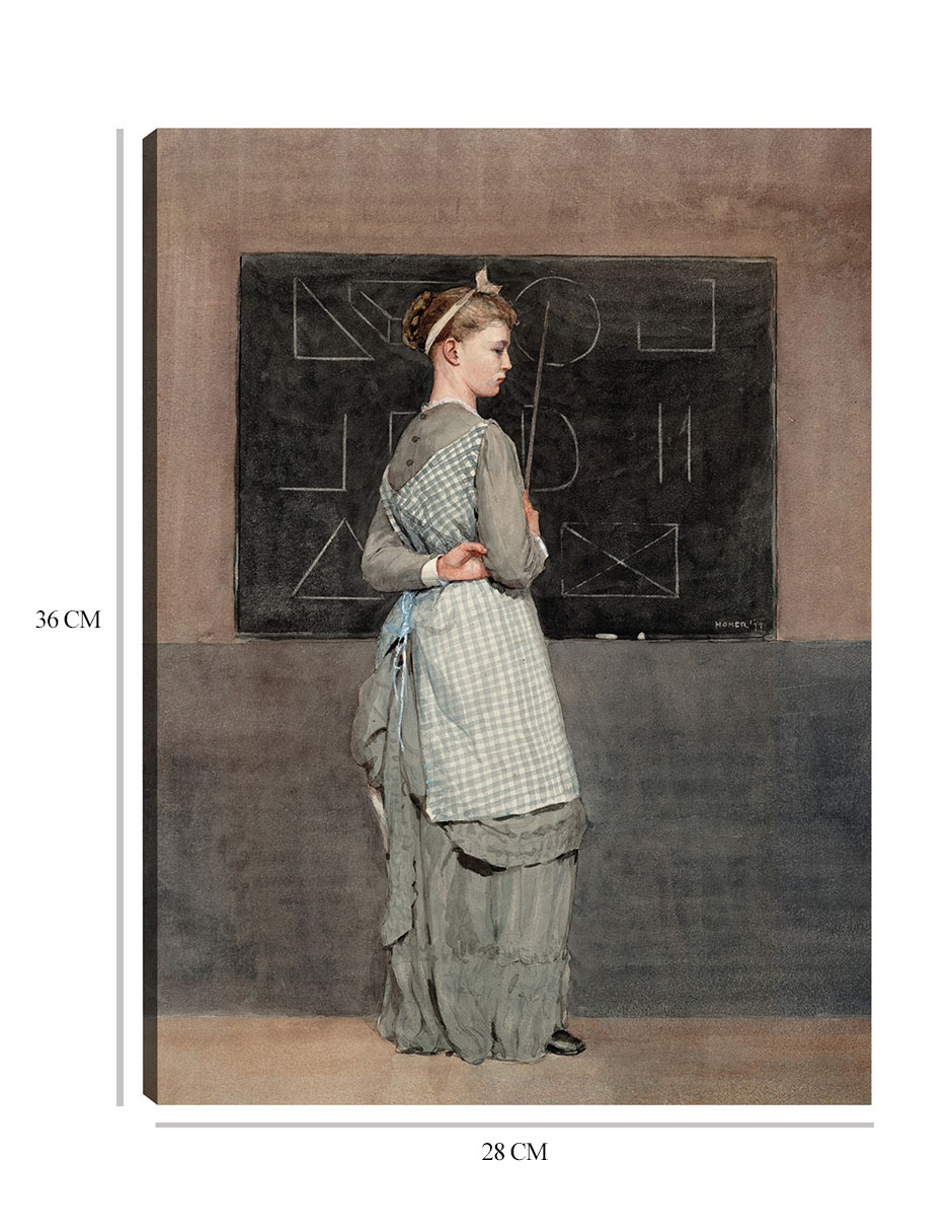 Foto 6 | Cuadro Decorativo - Pizarra (1877)- Winslow Homer - Fotografía - 28x36 - Impresión En Lienzo - Fine Art Tj