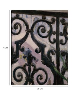 Foto 6 | Cuadro Decorativo - Vista Desde Un Balcón- Gustave Caillebotte - Ciudades - 28x36 - Impresión En Lienzo - Fine Art Tj