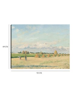 Foto 6 | Cuadro Decorativo - Paisaje, Isla De Francia- Camille Pissarro - Religión - 69x92 - Impresión En Lienzo - Fine Art Tj