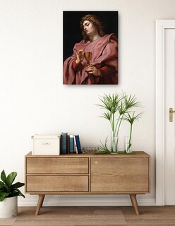 Foto 3 | Cuadro Decorativo - San Juan Evangelista (1610-12)- Peter Paul Rubens - Religión - 28x36 - Impresión En Lienzo - F