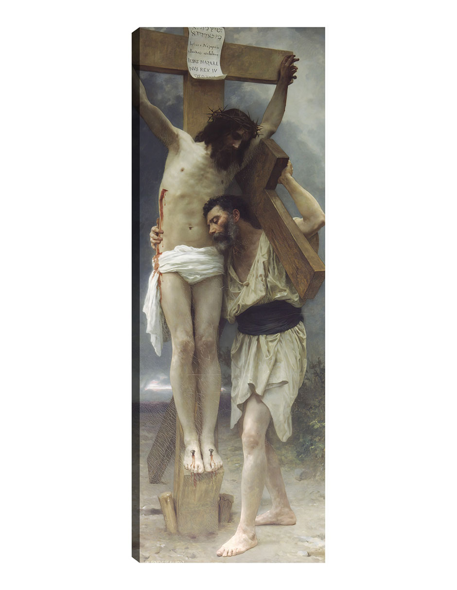 Foto 2 pulgar | Cuadro Decorativo - Compasión (1897)- William Bouguereau - Religión - 21x56 - Impresión En Lienzo - Fine Art Tj