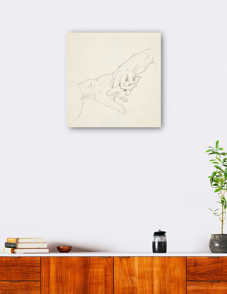 Foto 5 | Cuadro Decorativo - Estudio De Manos- John Singer Sargent - Abstracto - 51x51 - Impresión En Lienzo - Fine Art Tj