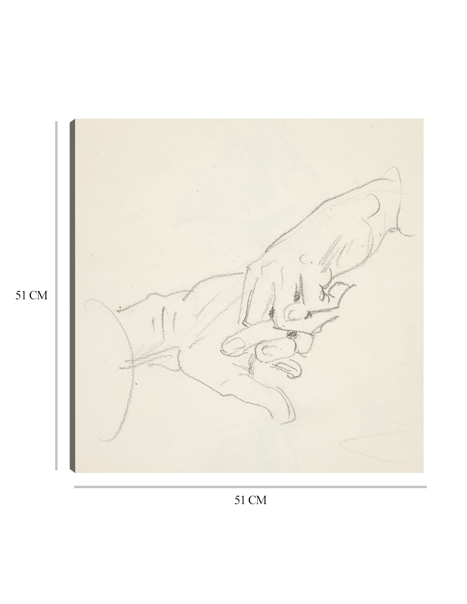 Foto 6 | Cuadro Decorativo - Estudio De Manos- John Singer Sargent - Abstracto - 51x51 - Impresión En Lienzo - Fine Art Tj