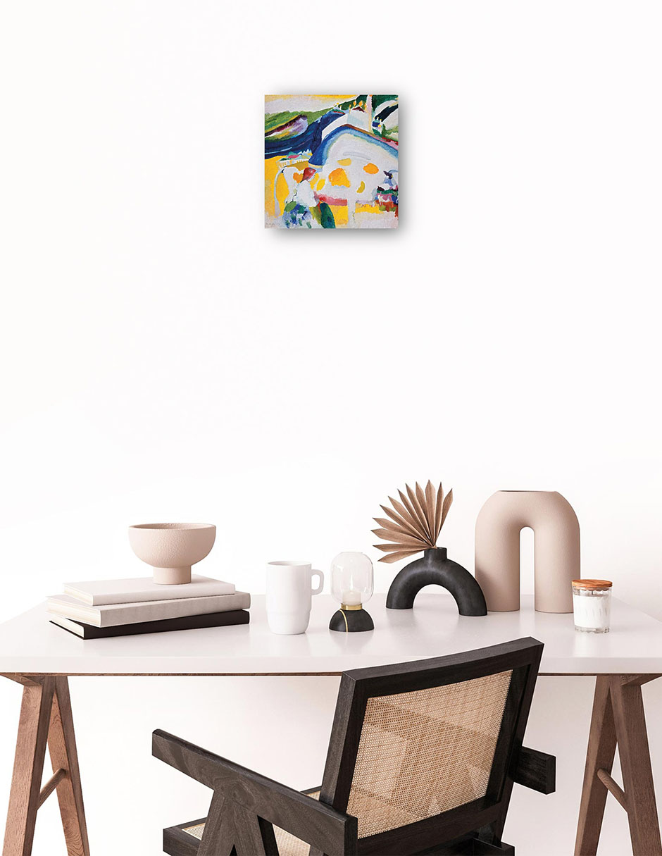 Foto 2 | Cuadro Decorativo - La Vaca (1910)- Wassily Kandinsky - Abstracto - 72x72 - Impresión En Lienzo - Fine Art Tj