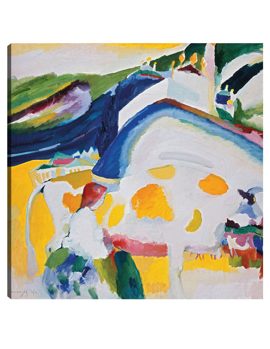 Foto 2 pulgar | Cuadro Decorativo - La Vaca (1910)- Wassily Kandinsky - Abstracto - 51x51 - Impresión En Lienzo - Fine Art Tj