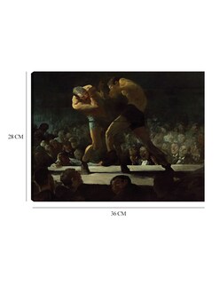 Foto 6 | Cuadro Decorativo - Noche De Club- George Bellows - Deportes - 28x36 - Impresión En Lienzo - Fine Art Tj