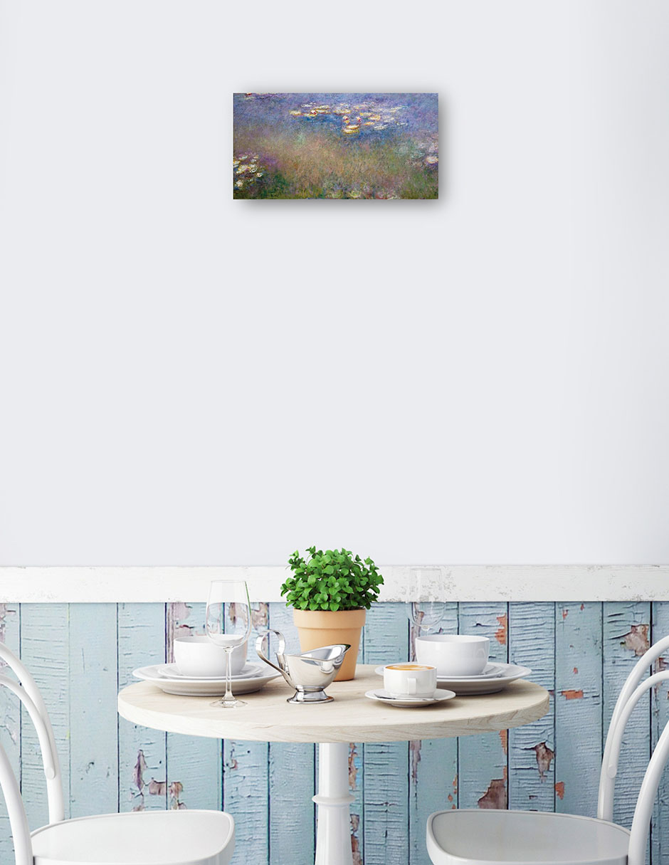 Foto 2 | Cuadro Decorativo - Lirios De Agua (c.1915-26)- Claude Monet - Paisaje - 46x89 - Impresión En Lienzo - Fine Art Tj