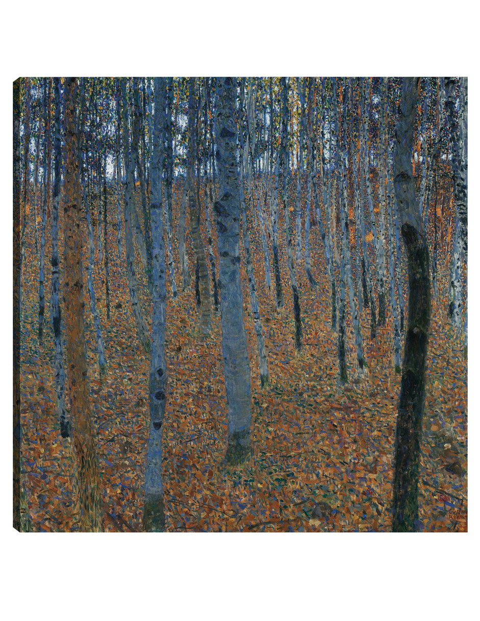 Foto 1 | Cuadro Decorativo - Hayedo I- Gustav Klimt - Paisaje - 31x31 - Impresión En Lienzo - Fine Art Tj