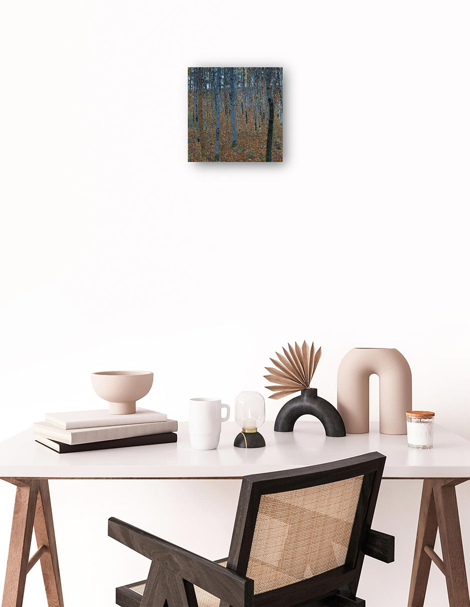 Foto 2 | Cuadro Decorativo - Hayedo I- Gustav Klimt - Paisaje - 31x31 - Impresión En Lienzo - Fine Art Tj