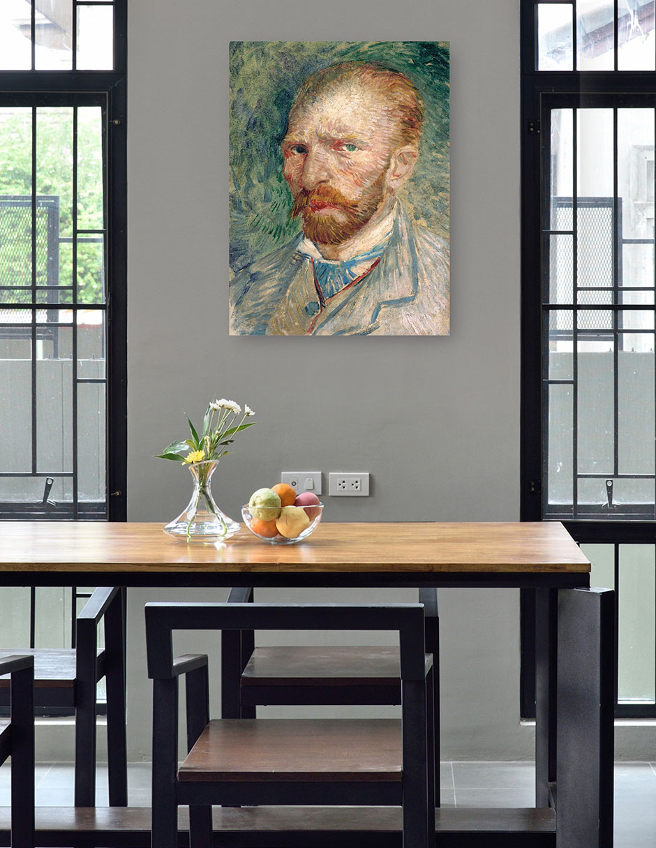 Foto 5 pulgar | Cuadro Decorativo - Auto Retrato Van Gogh- Vincent Van Gogh - Fotografía - 28x36 - Impresión En Lienzo - Fine Art Tj
