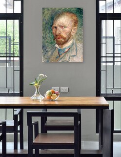 Foto 4 | Cuadro Decorativo - Auto Retrato Van Gogh- Vincent Van Gogh - Fotografía - 28x36 - Impresión En Lienzo - Fine Art Tj
