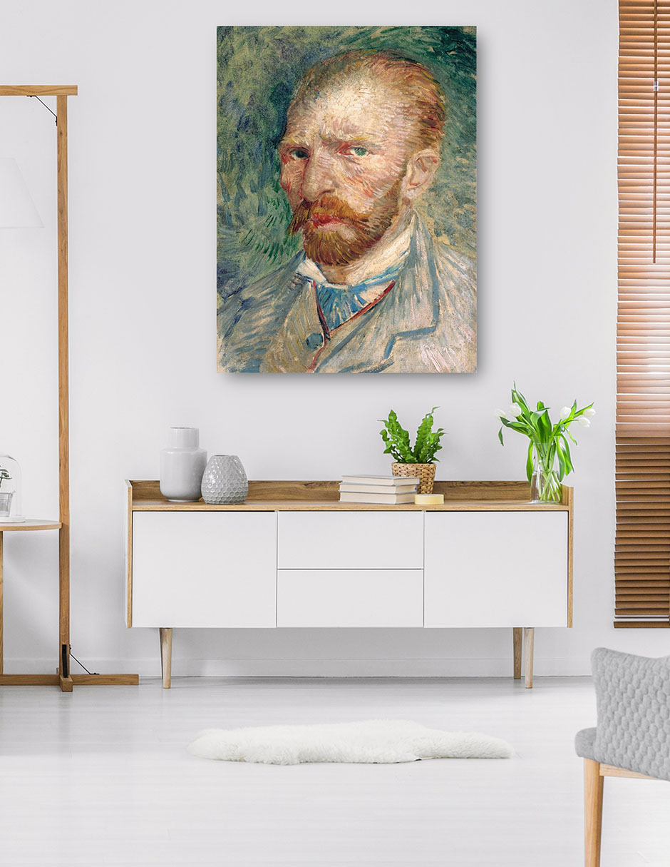Foto 6 pulgar | Cuadro Decorativo - Auto Retrato Van Gogh- Vincent Van Gogh - Fotografía - 28x36 - Impresión En Lienzo - Fine Art Tj