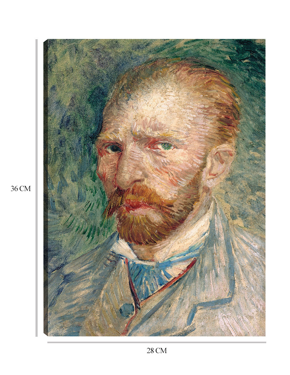 Foto 7 pulgar | Cuadro Decorativo - Auto Retrato Van Gogh- Vincent Van Gogh - Fotografía - 28x36 - Impresión En Lienzo - Fine Art Tj