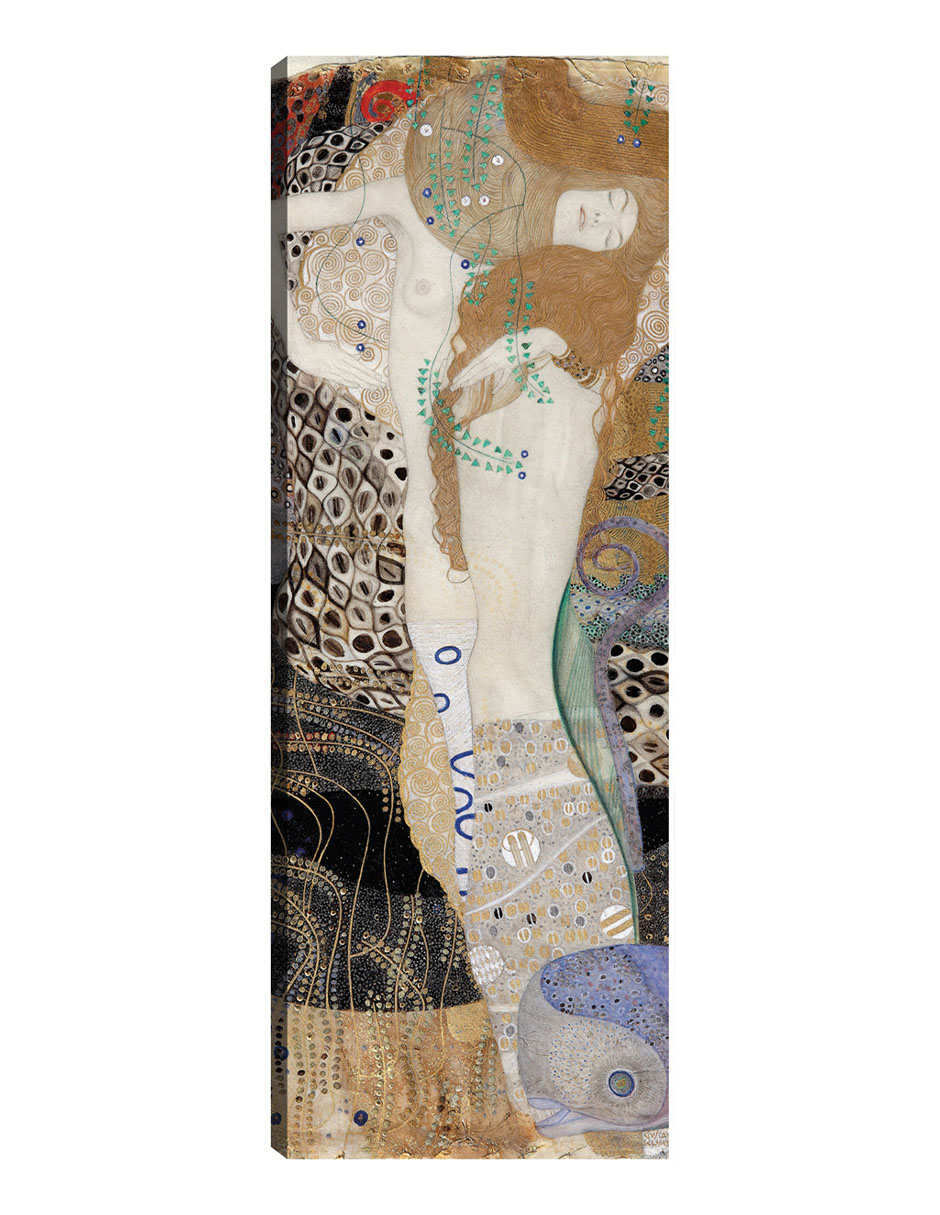 Foto 2 pulgar | Cuadro Decorativo - Novias (serpientes De Agua I) (1904)- Gustav Klimt - Abstracto - 44x117 - Impresión En Lienz