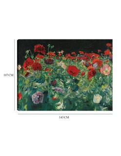 Foto 6 | Cuadro Decorativo - Amapolas (1886)- John Singer Sargent - Floral - 107x143 - Impresión En Lienzo - Fine Art Tj