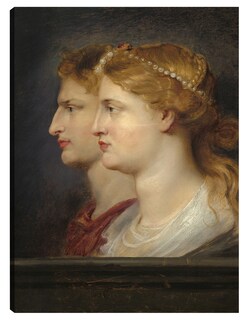 Foto 1 | Cuadro Decorativo - Agripina Y Germánico (c. 1614)- Peter Paul Rubens - Fotografía - 28x36 - Impresión En Lienz
