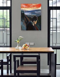 Foto 4 | Cuadro Decorativo - Desesperación (1892)- Edvard Munch - Paisaje - 28x36 - Impresión En Lienzo - Fine Art Tj