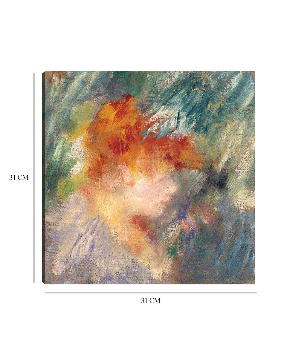 Foto 7 pulgar | Cuadro Decorativo - Juana Samary- Pierre-auguste Renoir - Abstracto - 31x31 - Impresión En Lienzo - Fine Art Tj