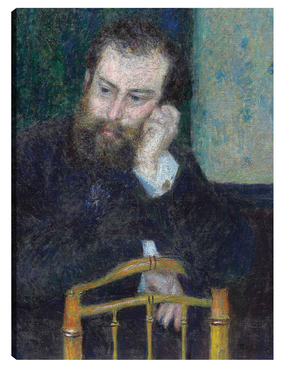 Foto 1 | Cuadro Decorativo - Alfred Sisley (1876)- Pierre-auguste Renoir - Fotografía - 46x61 - Impresión En Lienzo - Fine Art