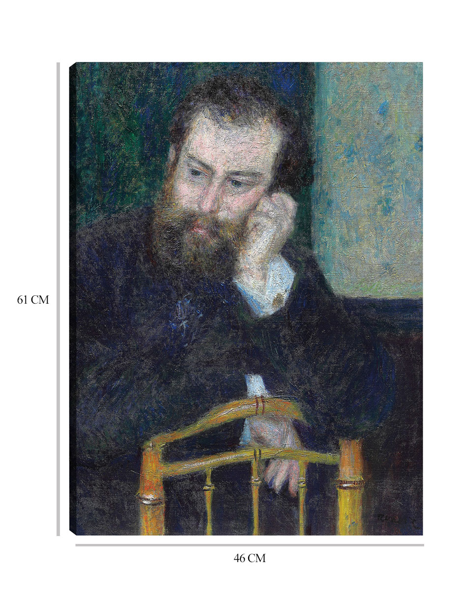 Foto 7 pulgar | Cuadro Decorativo - Alfred Sisley (1876)- Pierre-auguste Renoir - Fotografía - 46x61 - Impresión En Lienzo - Fine Art