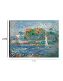 Foto 6 | Cuadro Decorativo - El Río Azul- Pierre-auguste Renoir - Religión - 28x36 - Impresión En Lienzo - Fine Art Tj
