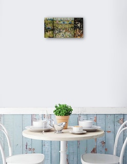 Foto 2 | Cuadro Decorativo - El Jardín De Las Delicias 1504 I- Hieronymus Bosch - Fotografía - 34x64 - Impresión En Lie