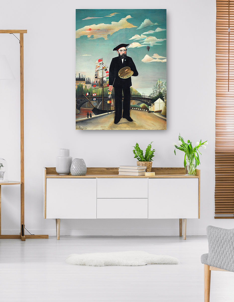 Foto 6 pulgar | Cuadro Decorativo - Yo Mismo: Retrato – Paisaje (1890)- Henri Rousseau - Fotografía - 46x61 - Impresión En Li