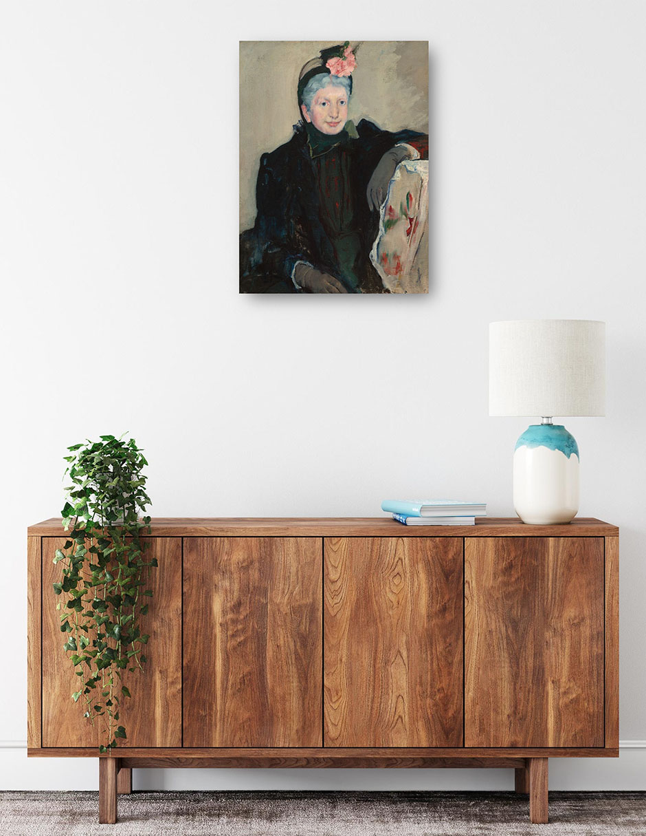 Foto 2 | Cuadro Decorativo - Retrato De Una Anciana- Mary Cassatt - Fotografía - 28x36 - Impresión En Lienzo - Fine Art Tj