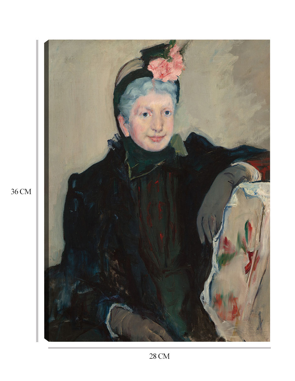 Foto 7 pulgar | Cuadro Decorativo - Retrato De Una Anciana- Mary Cassatt - Fotografía - 28x36 - Impresión En Lienzo - Fine Art Tj