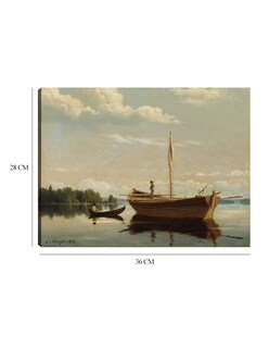 Foto 6 | Cuadro Decorativo - En Las Islas De Kuopio (1878)- Ferdinand Von Wright - Religión - 28x36 - Impresión En Lienzo