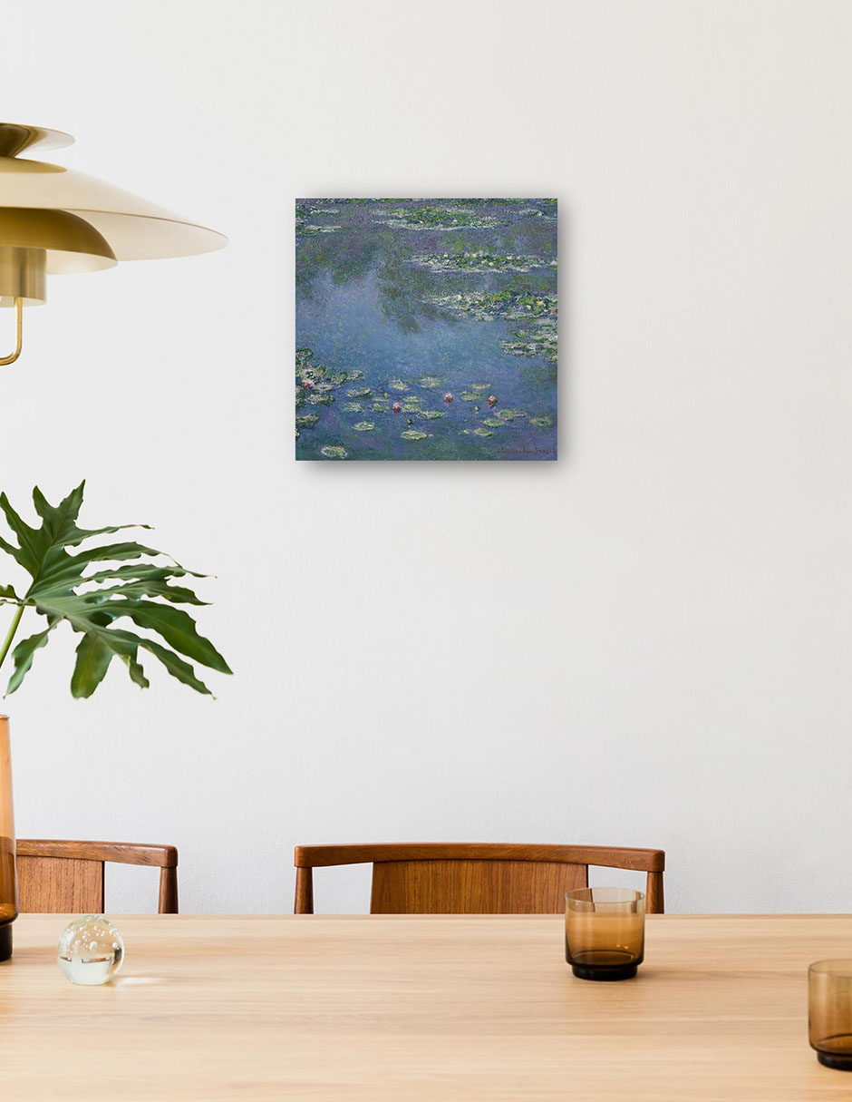Foto 5 pulgar | Cuadro Decorativo - Lirios De Agua (1906)- Claude Monet - Paisaje - 72x72 - Impresión En Lienzo - Fine Art Tj