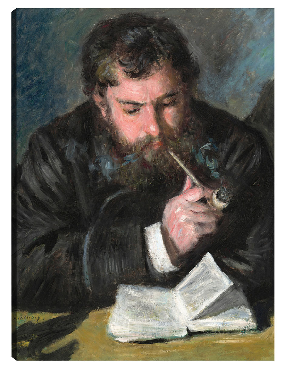 Cuadro Decorativo - Claude Monet- Pierre-auguste Renoir - Fotografía - 77x102 - Impresión En Lienzo - Fine Art Tj