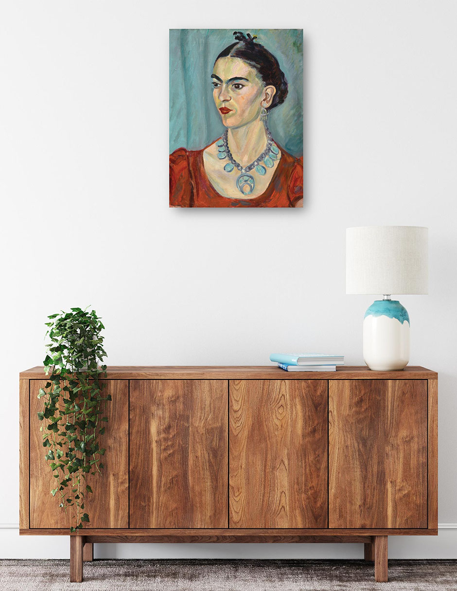 Foto 2 | Cuadro Decorativo - Frida Khalo (1933)- Magda Pach - Fotografía - 107x143 - Impresión En Lienzo - Fine Art Tj