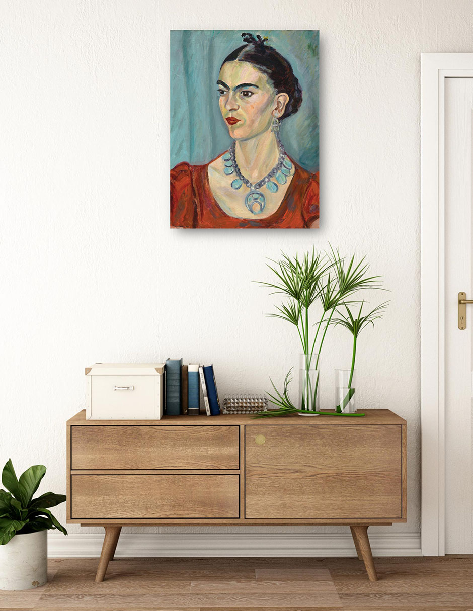 Foto 3 | Cuadro Decorativo - Frida Khalo (1933)- Magda Pach - Fotografía - 107x143 - Impresión En Lienzo - Fine Art Tj
