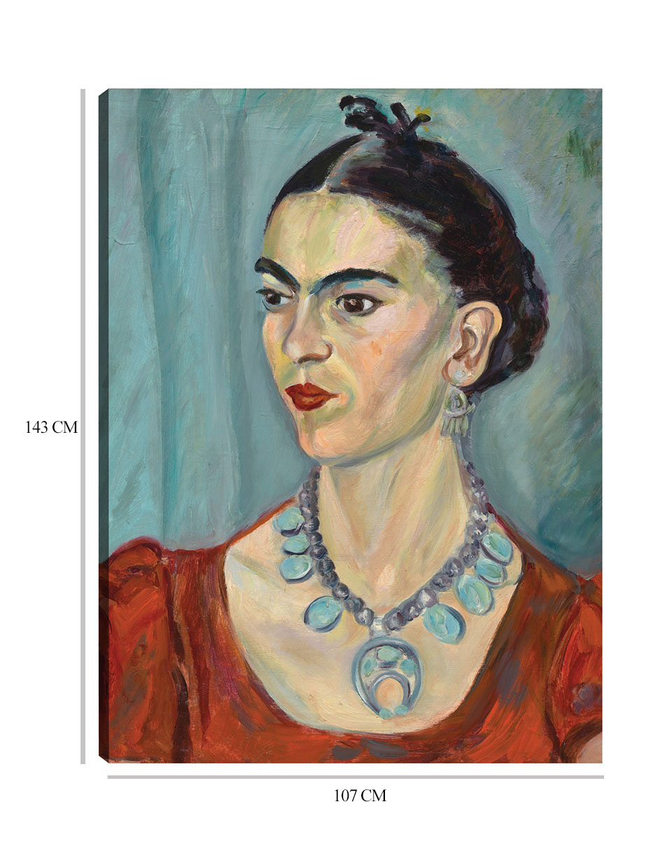 Foto 7 pulgar | Cuadro Decorativo - Frida Khalo (1933)- Magda Pach - Fotografía - 107x143 - Impresión En Lienzo - Fine Art Tj