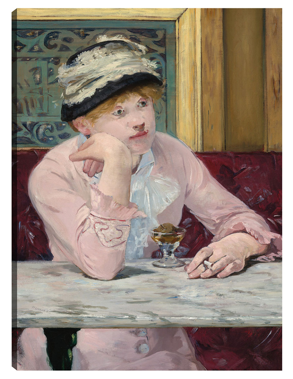 Cuadro Decorativo - Brandy De Ciruelas- Edouard Manet - Fotografía - 46x61 - Impresión En Lienzo - Fine Art Tj