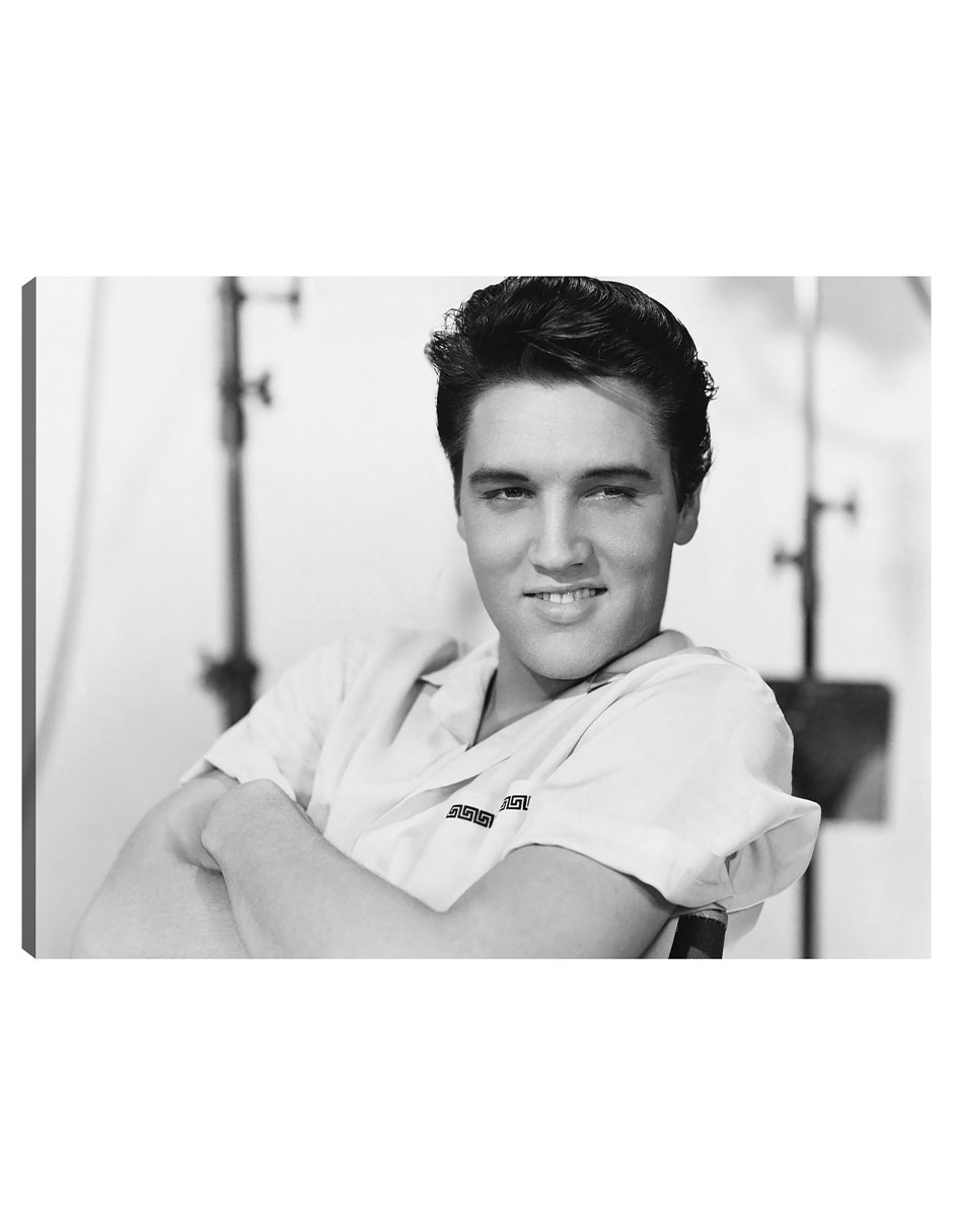 Cuadro Decorativo - Elvis Presley1958- Unknown - Religión - 46x61 - Impresión En Lienzo - Fine Art Tj
