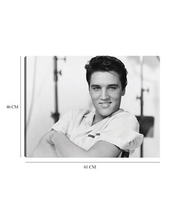 Foto 6 | Cuadro Decorativo - Elvis Presley1958- Unknown - Religión - 46x61 - Impresión En Lienzo - Fine Art Tj