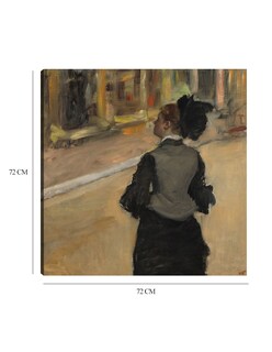 Foto 6 | Cuadro Decorativo - Mujer Vista Desde Atrás- Edgar Degas - Fotografía - 72x72 - Impresión En Lienzo - Fine Art Tj