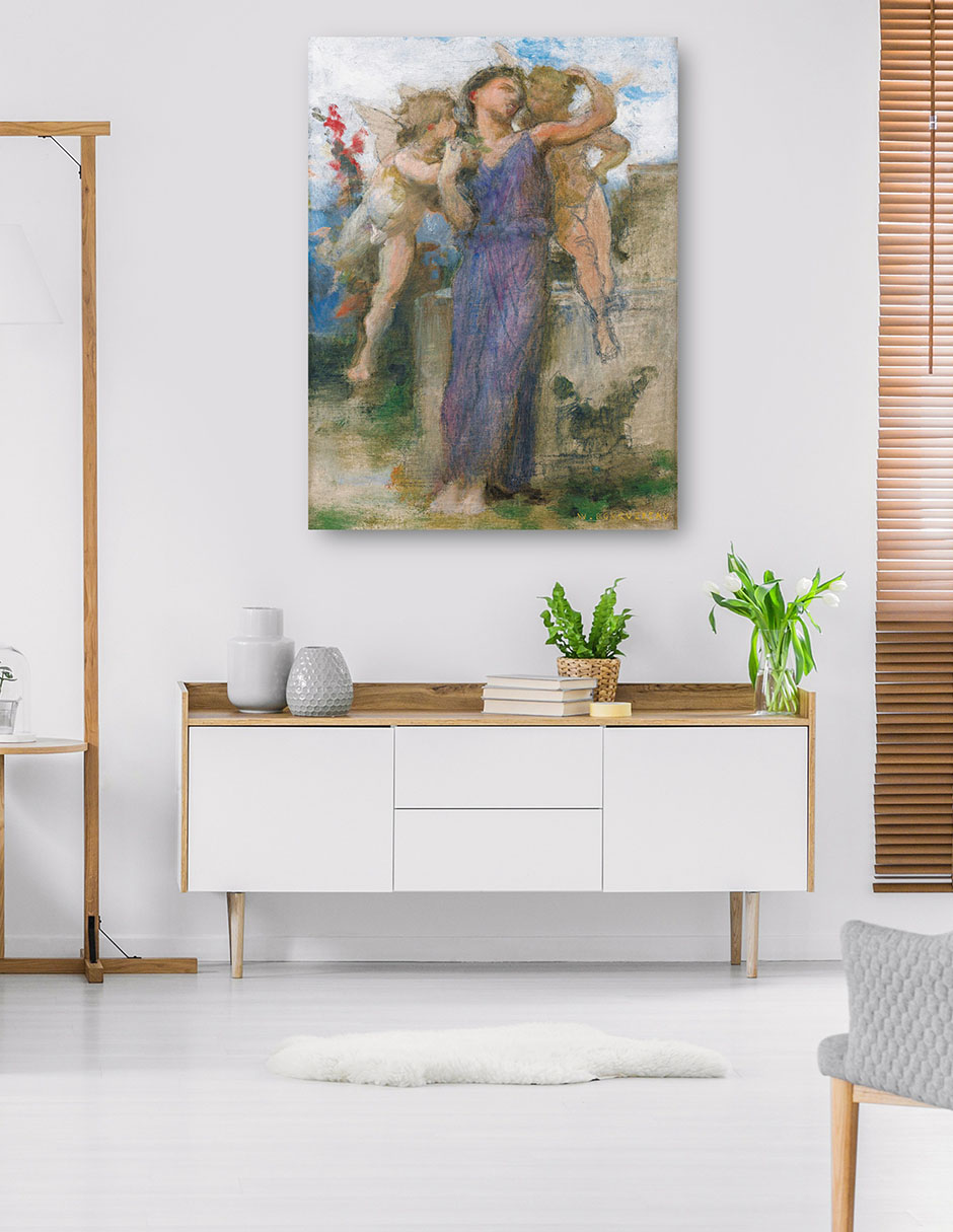 Foto 6 pulgar | Cuadro Decorativo - Tendencias Propuestas- William Bouguereau - Religión - 69x92 - Impresión En Lienzo - Fine Art Tj