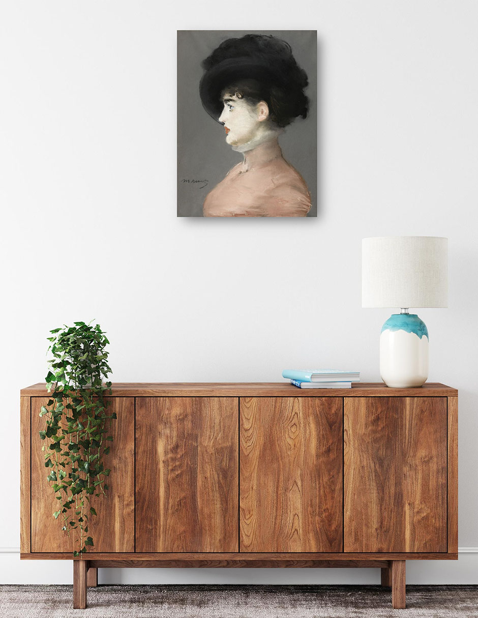 Foto 2 | Cuadro Decorativo - Irma Brunner (hacia 1880)- Edouard Manet - Fotografía - 28x36 - Impresión En Lienzo - Fine Art Tj