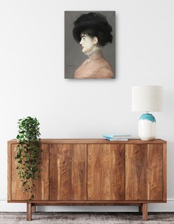 Foto 2 | Cuadro Decorativo - Irma Brunner (hacia 1880)- Edouard Manet - Fotografía - 28x36 - Impresión En Lienzo - Fine Art Tj